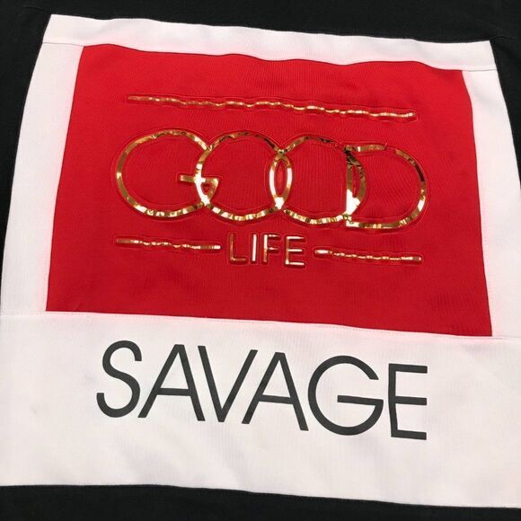 MJC Apparel Black Savage zipper shirt XL - Picture 3 of 4